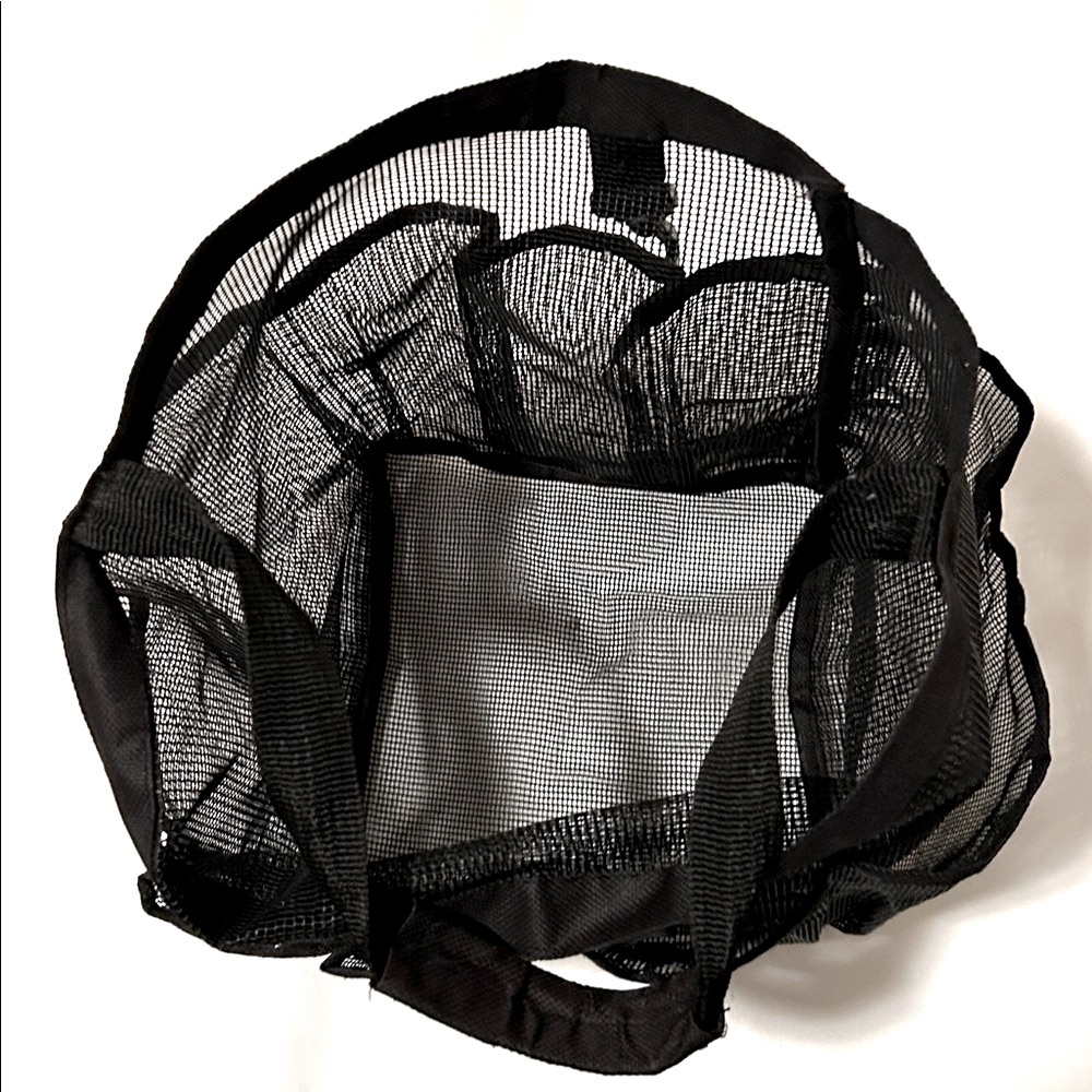 Black Mesh  shower caddy Tote Bag